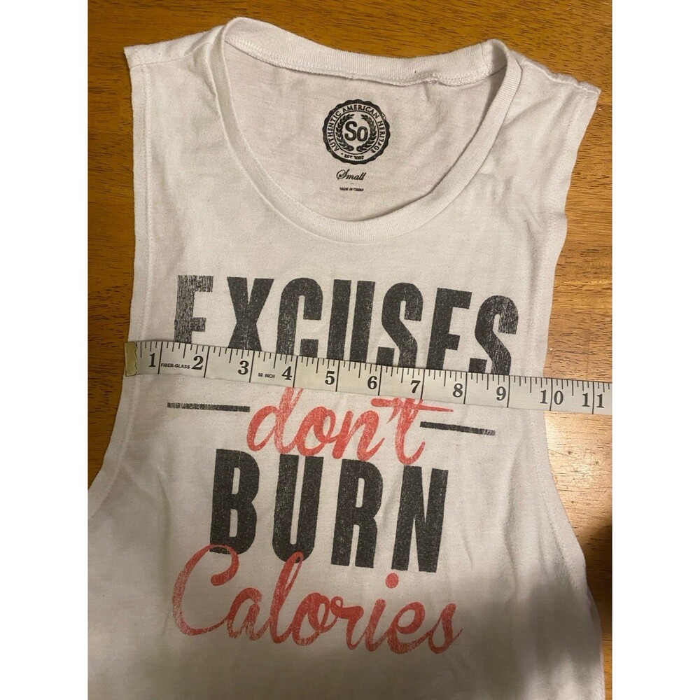 Womens So Motivational Workout Small Tank Top - Picture 6 of 6